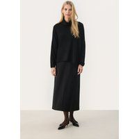 Lockerer Rollkragenpullover aus Wolle und Kaschmir