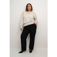 Glitzernder Strickpullover in weiter Passform