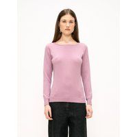 Feinstrick-Pullover mit U-Boot-Ausschnitt