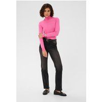 Schmaler Feinstrick-Rollkragenpullover