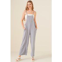 Weit geschnittener Jersey-Jumpsuit mit Trägern