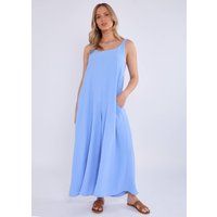 Fließender Jumpsuit mit weitem Bein