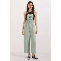 Lässige Overalls mit weitem Bein
