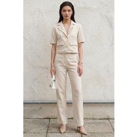 Zweiteiliges Kurzarm-Blazer-Set