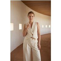 Set aus Weste und weiter Hose