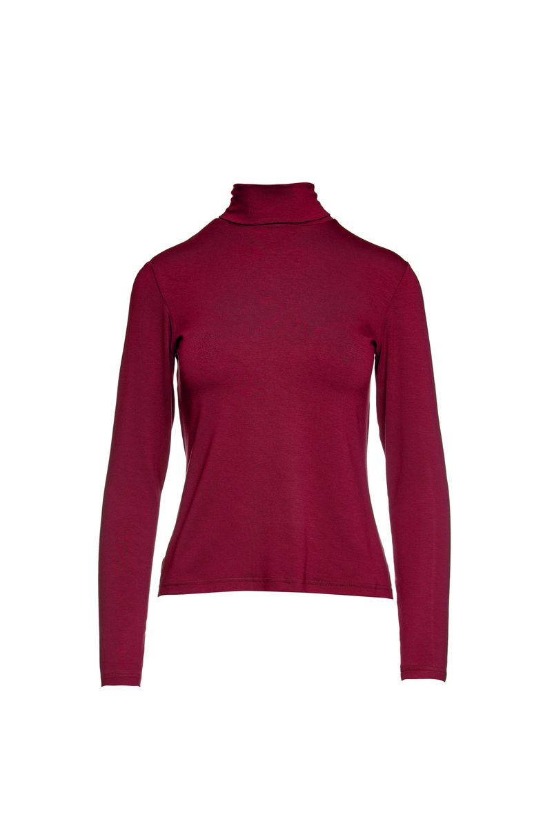 Klassischer Stretch-Rollkragenpullover