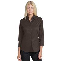 Professionelle Stretch-Bluse mit 3/4-Arm