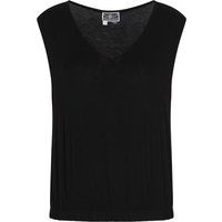 Lässiges V-Ausschnitt Blouson-Top