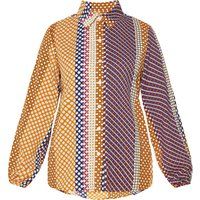 Retro-Modern-Bluse mit Mustermix