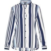 Klassische gestreifte Hemdbluse