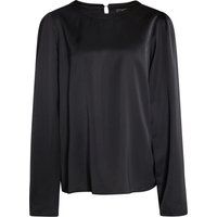 Elegante Satinbluse mit Puffärmeln