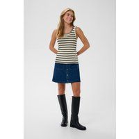 Gestreiftes Ripp-Jersey-Tanktop