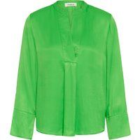 Elegante Satinbluse mit breiten Manschetten