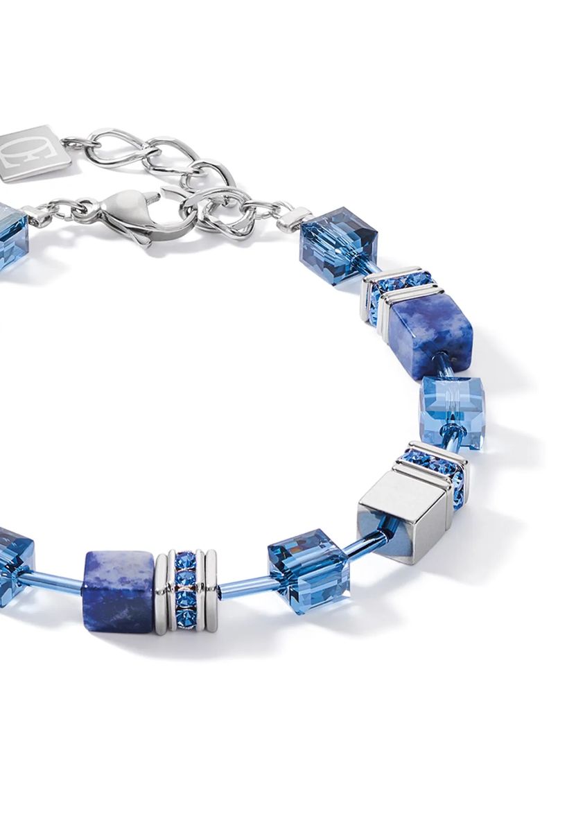 Elegantes GeoCUBE Sodalith Armband