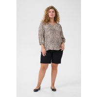 Lockere Bluse mit abstraktem Leo-Print