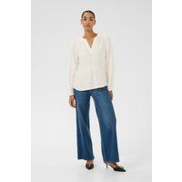Schlichte Bluse mit V-Ausschnitt
