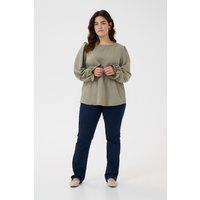 Regular Fit Bluse mit Rüschenbündchen