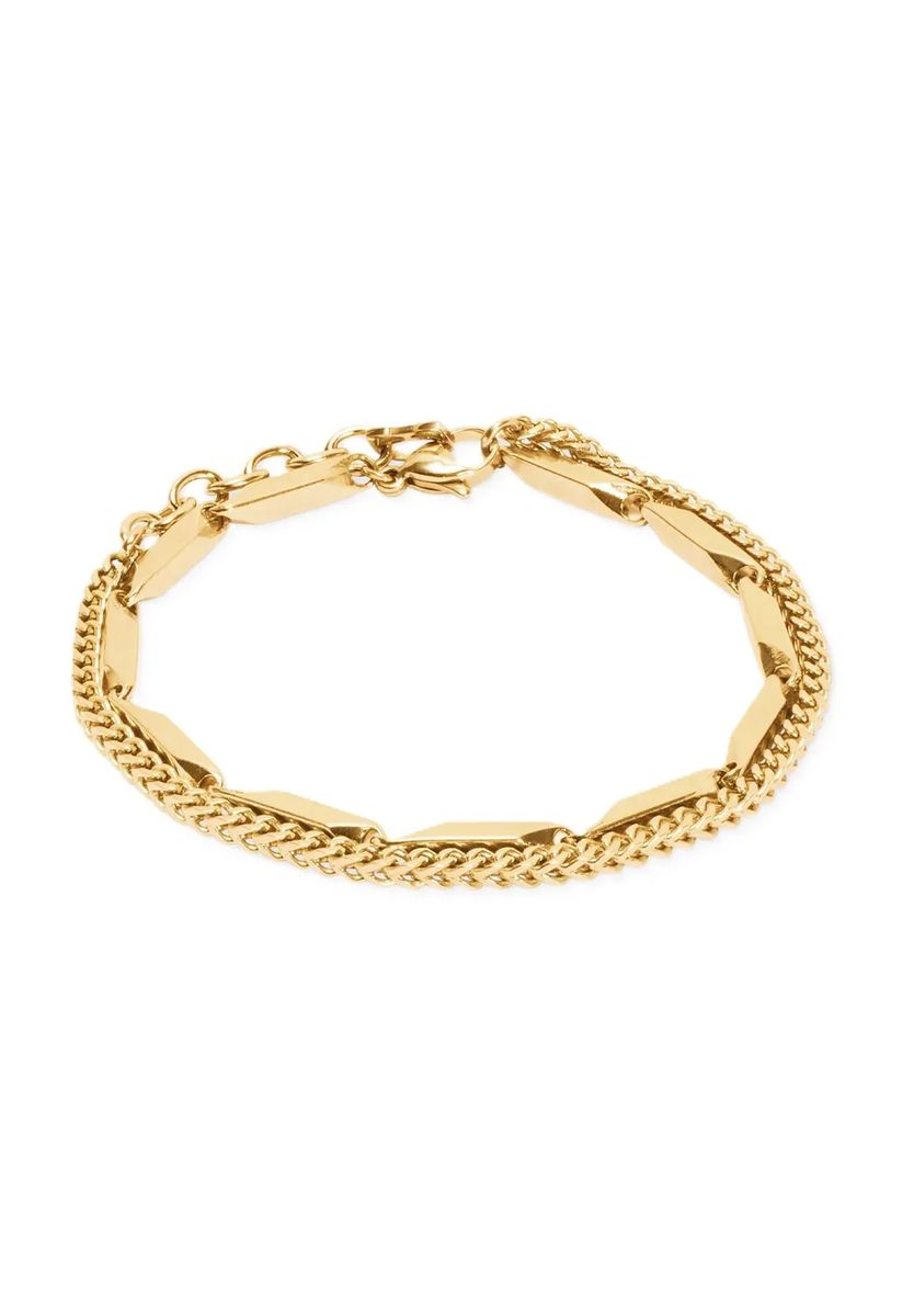 Twisted Layers Doppelketten-Armband