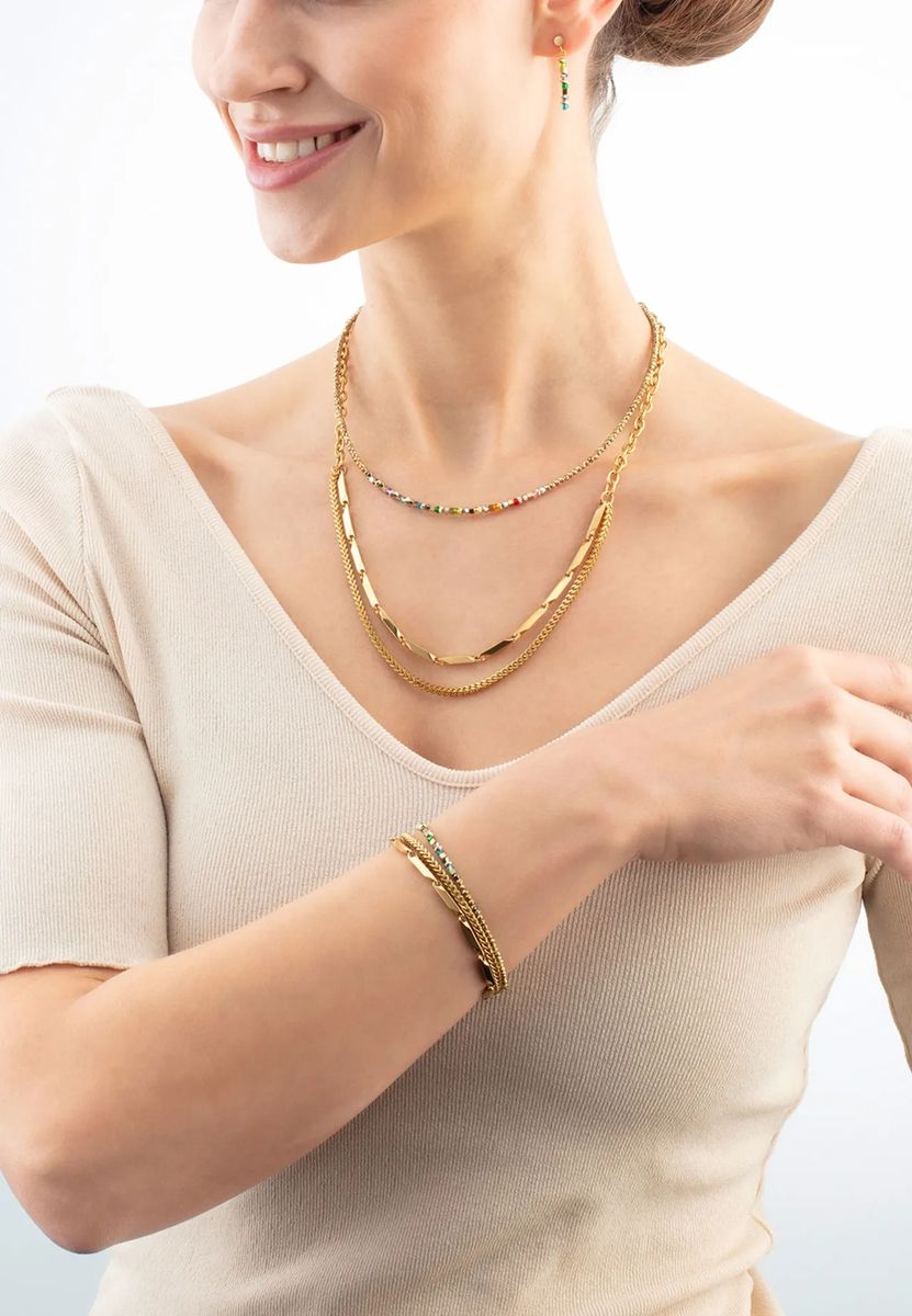 Twisted Layers Doppelketten-Armband