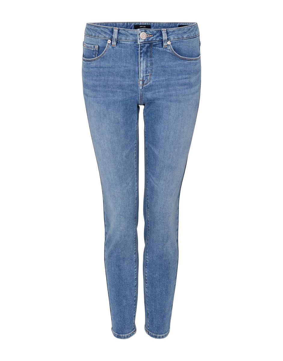 Hüftige Skinny-Jeans in Knöchellänge
