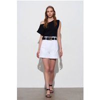 Elegante Off-Shoulder-Bluse aus Krepp