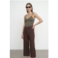 Camisole-Top mit Spitzenbesatz