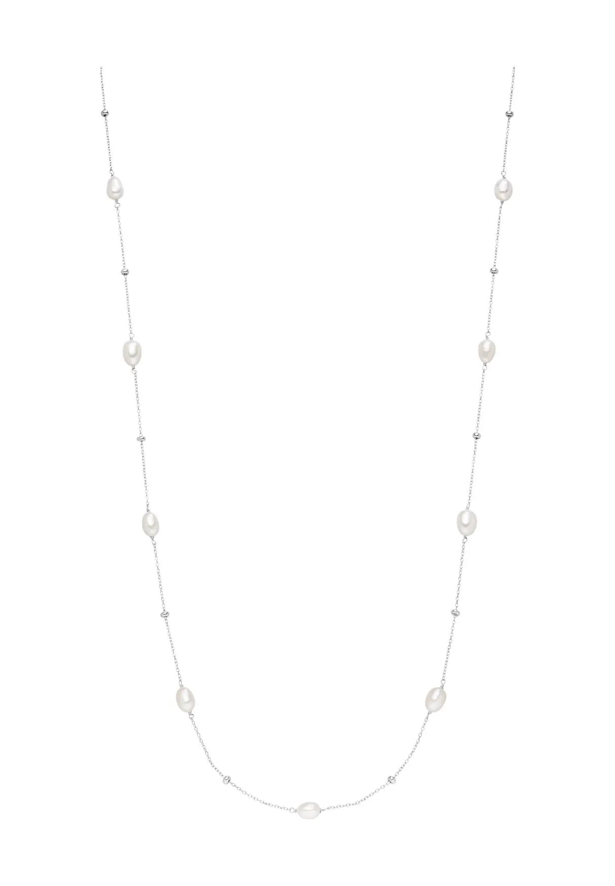Elegante Lange Perlen-Station-Halskette