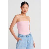 Trägerloses Slim-Fit Bandeau-Top