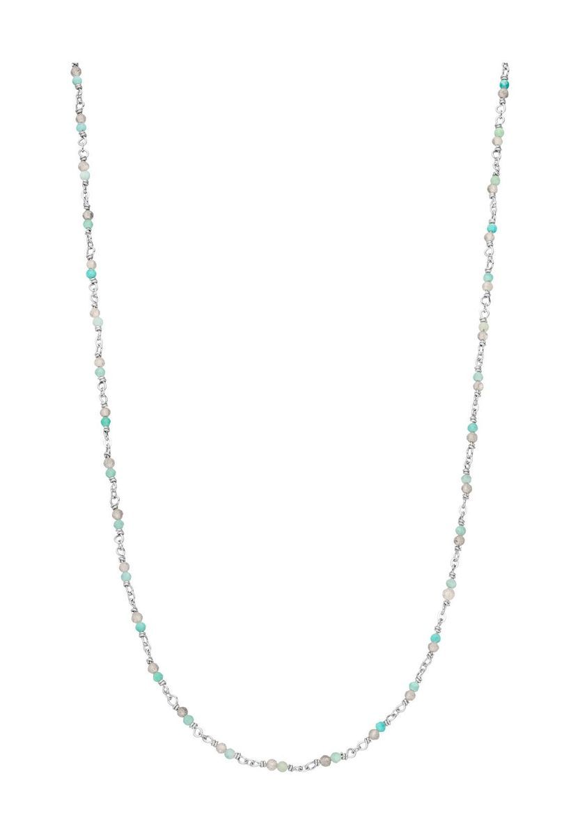 Zarte Perlenkette aus Sterling Silber