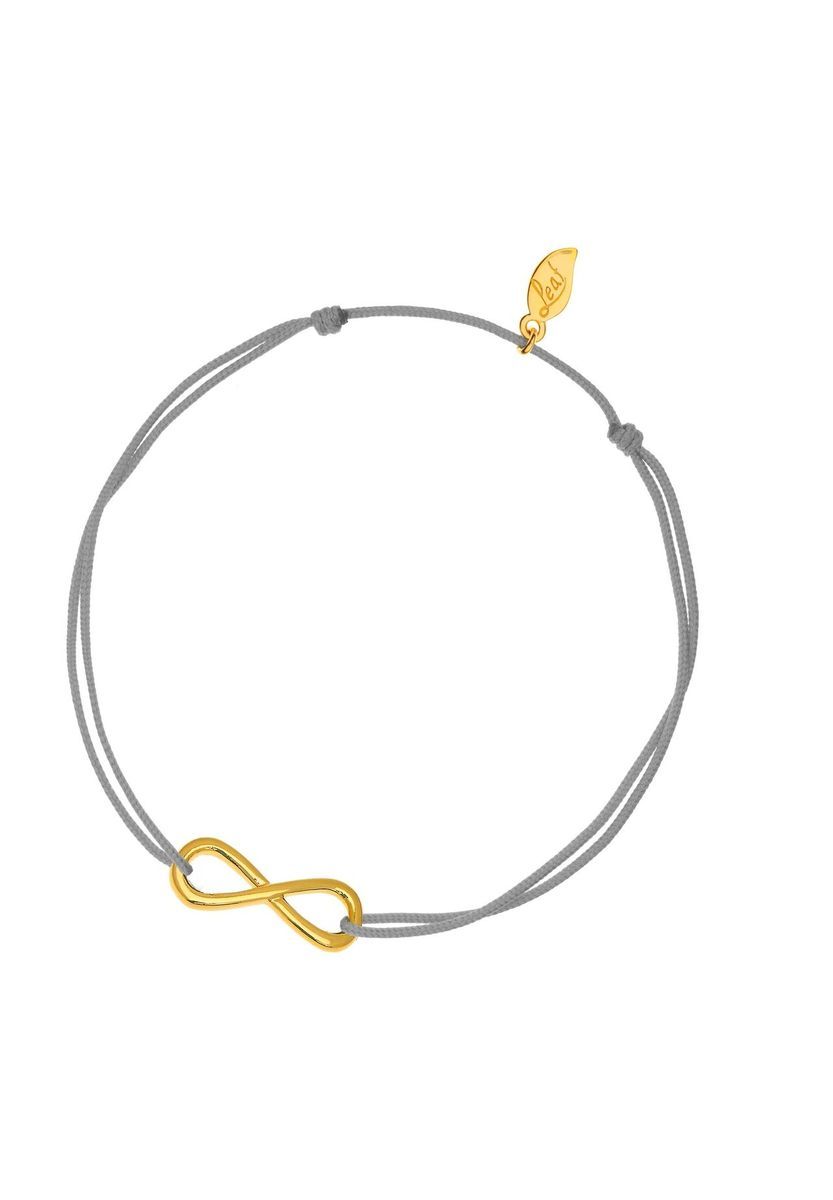 Zartes Unendlichkeitssymbol Kordel Armband