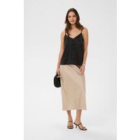 Elegantes Satin-Top mit V-Ausschnitt