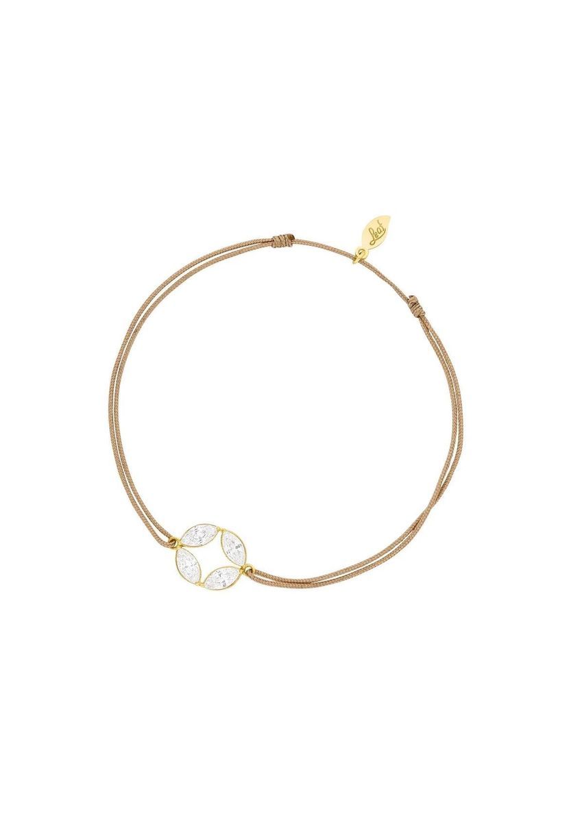 Marquise Zirkonia Textilband Armband