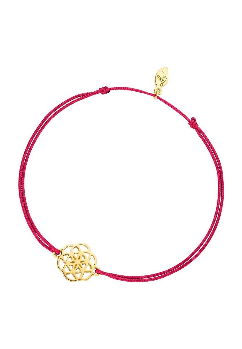 Lebensblume Kordelarmband