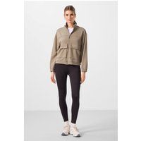 Oversized Utility-Strickjacke mit Reißverschluss