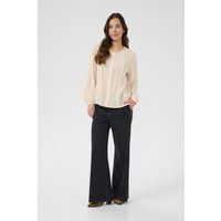 Zarte Baumwollbluse mit Spitzendetails