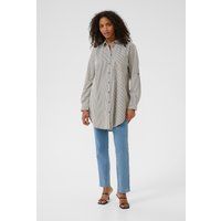 Gestreiftes Oversize-Longshirt aus Baumwolle