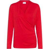Elegantes Langarm-Wickelshirt