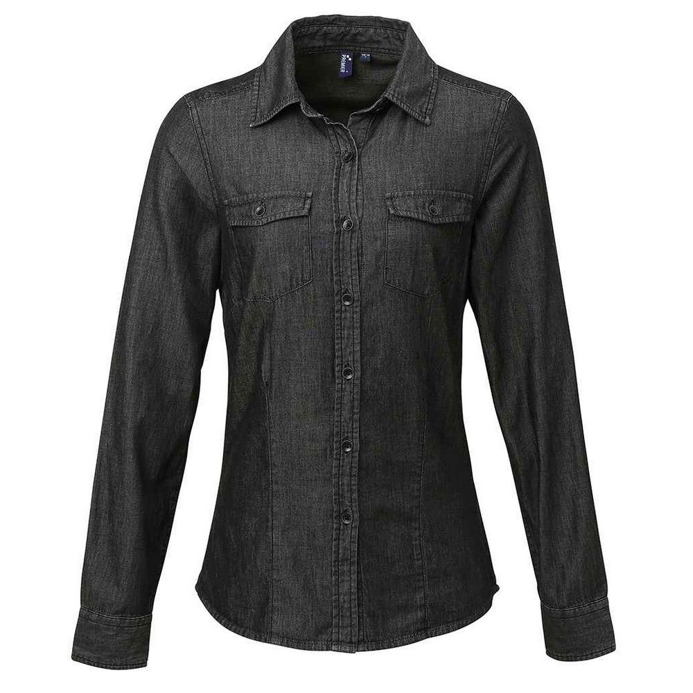 Klassisches Hemd im Denim-Stil