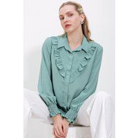 Elegante Bluse mit Rüschendetails