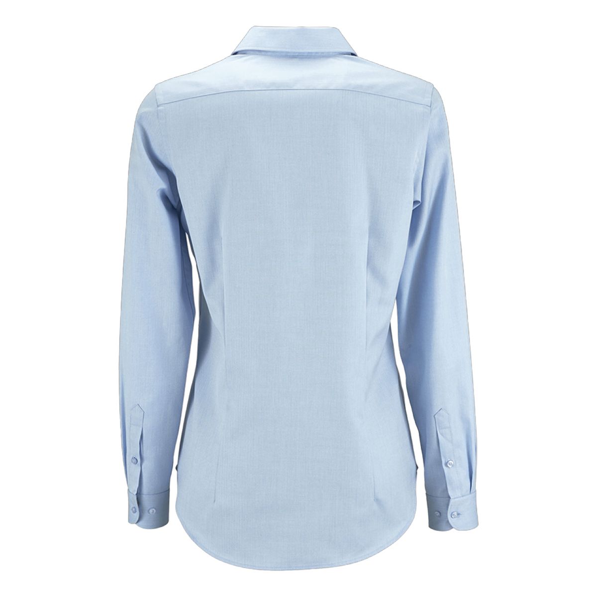Strukturierte Slim-Fit Fischgräten-Hemdbluse