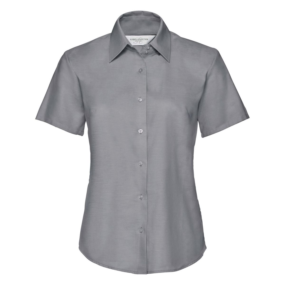 Kurzärmelige Easy-Care Oxford-Bluse