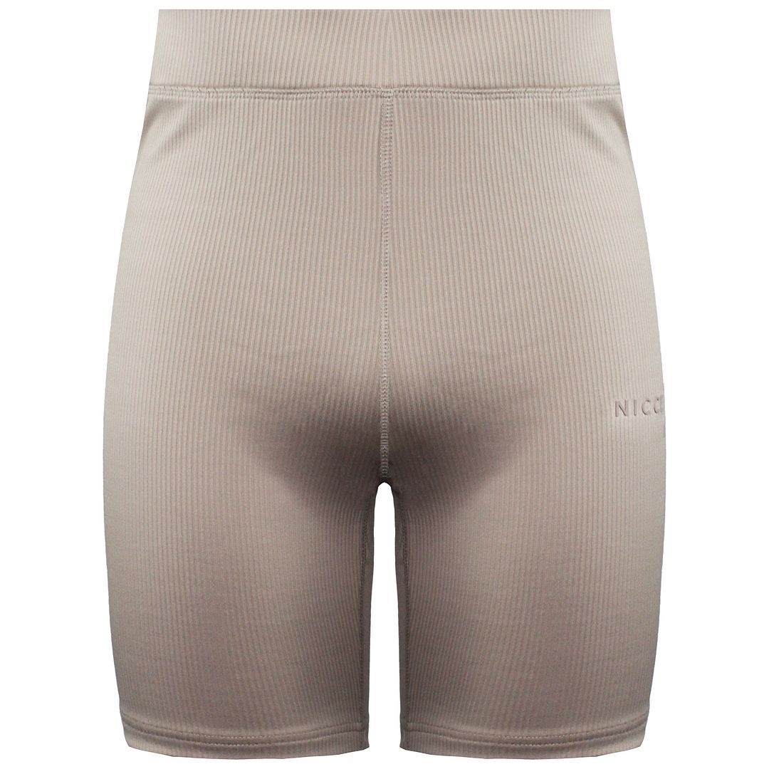 Gerippte High-Rise Radlerhose