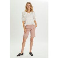 Klassische Chino-Shorts mit Umschlag