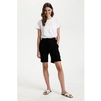 Lässige Baumwollshorts mit elastischem Bund