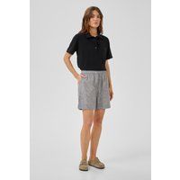 Lässige Pinstripe-Shorts mit Kordelzug
