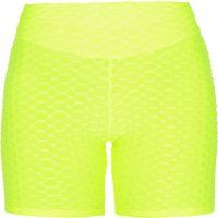 Strukturierte High-Waist Biker-Shorts
