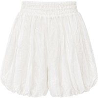Strukturierte High-Waist Bubble-Shorts