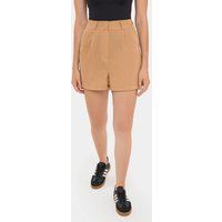 Plissierte Shorts mit hohem Bund