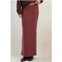 Weicher Maxi-Rock mit Schlitz