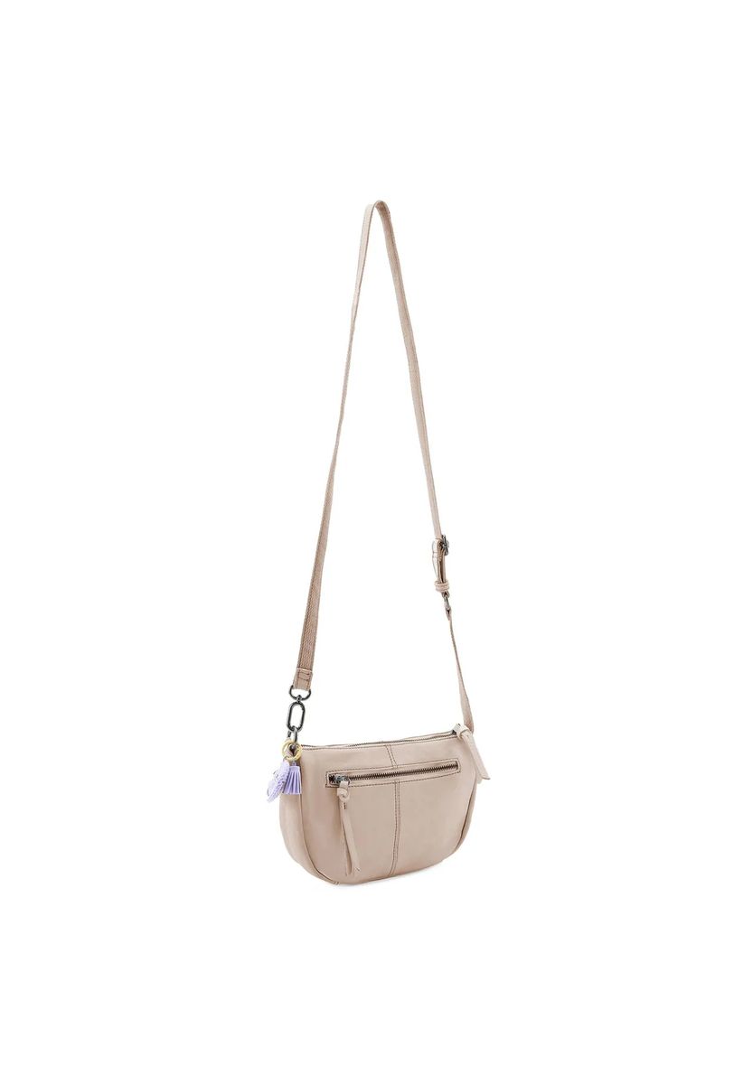 Elegante Leder-Umhängetasche mit Anhänger